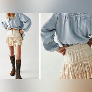 Free People Frostbite Mini Skirt